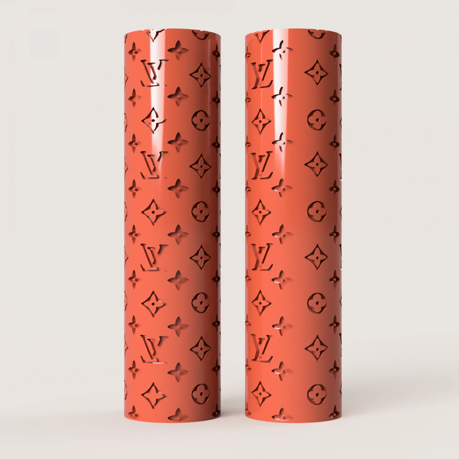 LV PATTERN ROLLER PIN FOR POLYMER CLAY 3D Print Model .c4d .max .obj .3ds .fbx .stl .blend