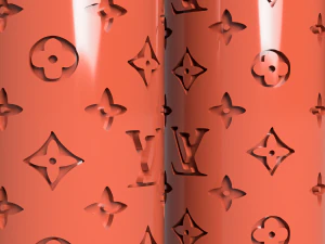 LV PATTERN ROLLER PIN FOR POLYMER CLAY 3D Print Model