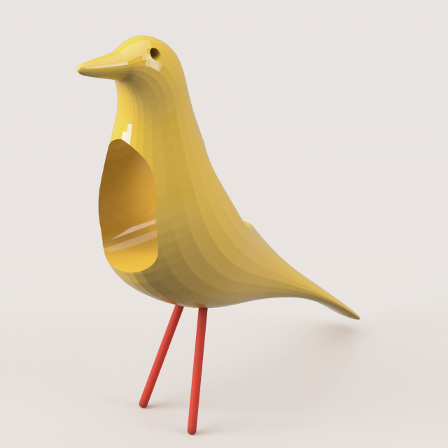 BIRD FEEDER Modello di stampa 3D .c4d .max .obj .3ds .fbx .stl .blend 