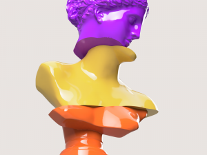 AFINA 3 PART SCULPTURE 3D प्रिंट मॉडल