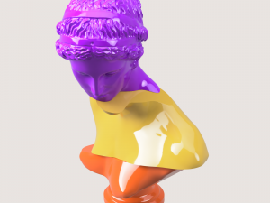 AFINA 3 PART SCULPTURE 3D प्रिंट मॉडल