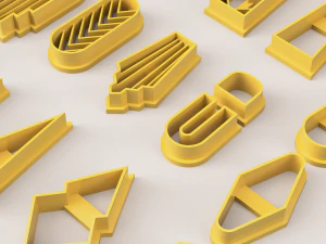 BOHO 4 SET POLYMER CLAY CUTTER 3D Print Model