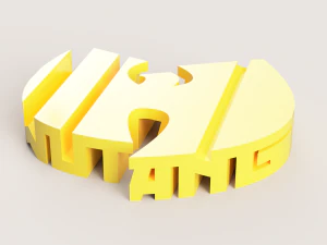 TEKS FLIP LIONTIN WU TANG Model Cetak 3D
