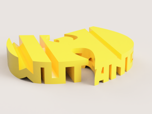 WU TANG PENDANT FLIP TEXT 3D Print Model