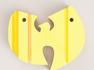 WU TANG PENDANT FLIP TEXT 3D Print Model