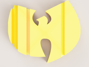 WU TANG PENDANT FLIP TEXT 3D Print Model