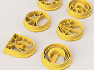 MOON POLYMER CLAY CUTTER 3D Print Model