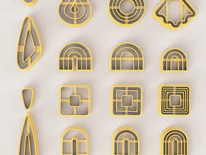 PEMOTONG TANAH LIAT POLIMER STRIPS Model Cetak 3D