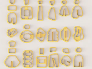 BOHO 超级套装聚合物粘土刀具 3D 打印模型