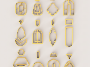 MEGA SUPER POLYMER CLAY CUTTER SET 3Dプリントモデル