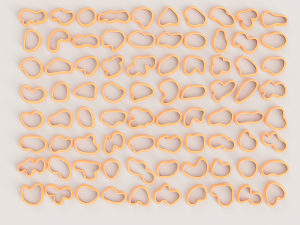 MEGA SUPER POLYMER CLAY CUTTER SET 3Dプリントモデル