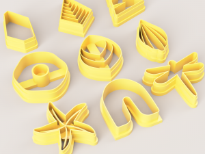 NATURAL ELEMENTS POLYMER CLAY CUTTER 3D 打印模型