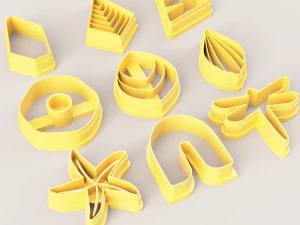 NATURAL ELEMENTS POLYMER CLAY CUTTER 3D Print Model