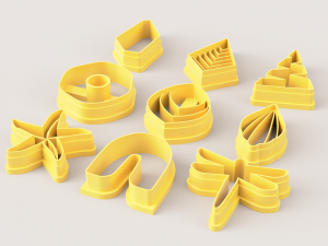 NATURAL ELEMENTS POLYMER CLAY CUTTER 3D 打印模型