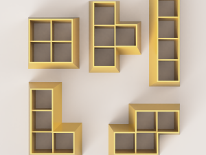 TETRIS POLYMER CLAY CUTTER 3D Print Model