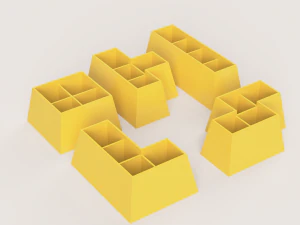 TETRIS POLYMER CLAY CUTTER 3D Print Model