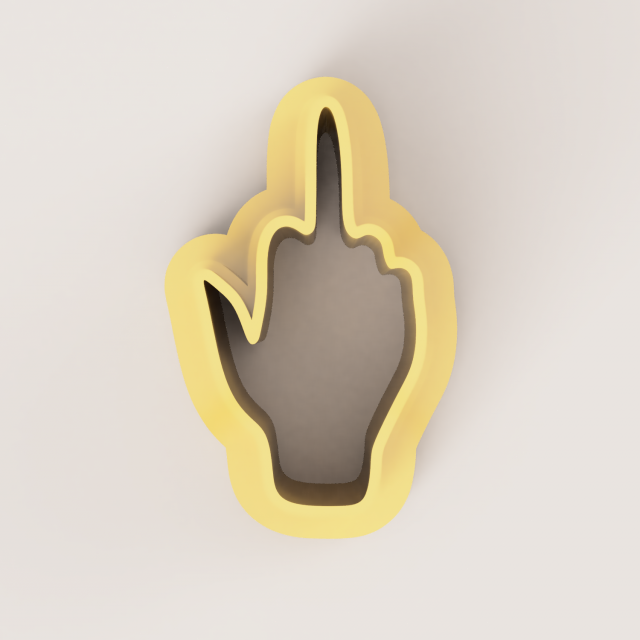FCK U POLYMER CLAY CUTTER 3D 打印模型 .c4d .max .obj .3ds .fbx .stl .blend 