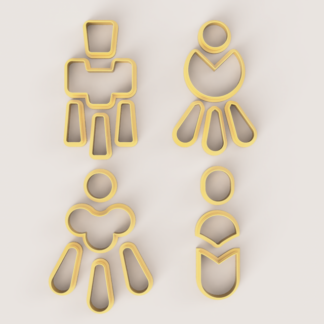 BOCCARA POLYMER CLAY CUTTER 3D 프린트 모델 .c4d .max .obj .3ds .fbx .stl .blend 
