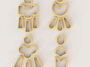 TAGLIA ARGILLA POLIMERICA BOCCARA Modello di stampa 3D