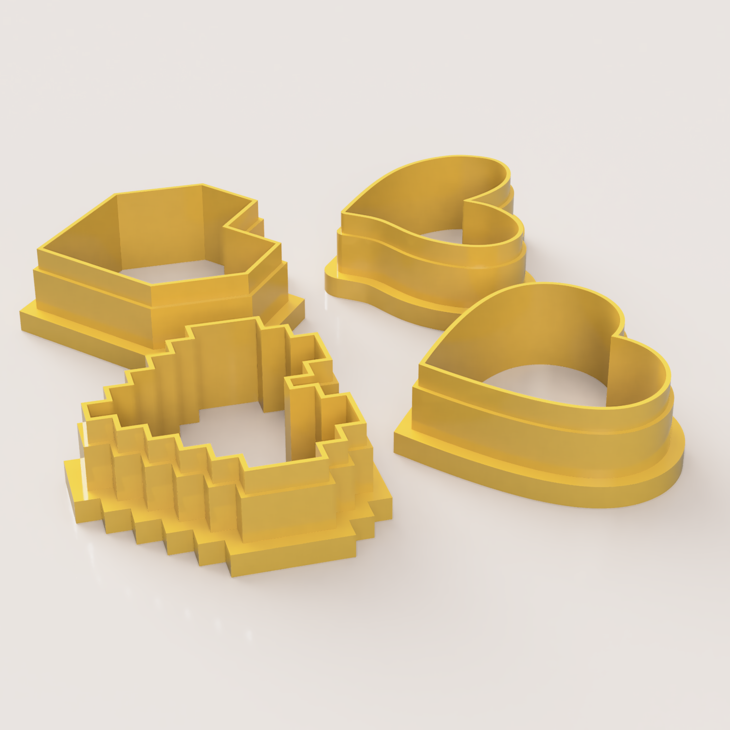 heart clay cutter 3D Models to Print - yeggi