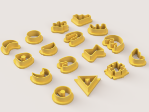 HAND MADE POLYMER CLAY CUTTER 3D Print Model