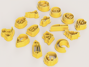 HALLOWEEN POLYMER CLAY CUTTER 3D 打印模型