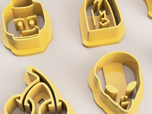HALLOWEEN POLYMER CLAY CUTTER 3D 打印模型