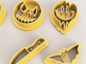 HALLOWEEN POLYMER CLAY CUTTER 3D 打印模型