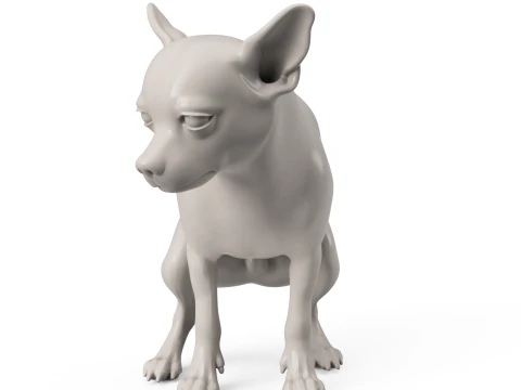 Pooping dog 3D Print Model