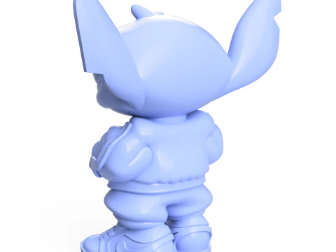 Stitch Streetwear 3D Print Model