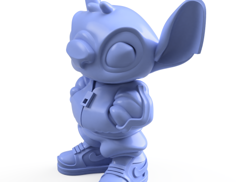 Stitch Streetwear 3D Print Model