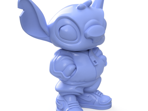Stitch Streetwear 3D Print Model