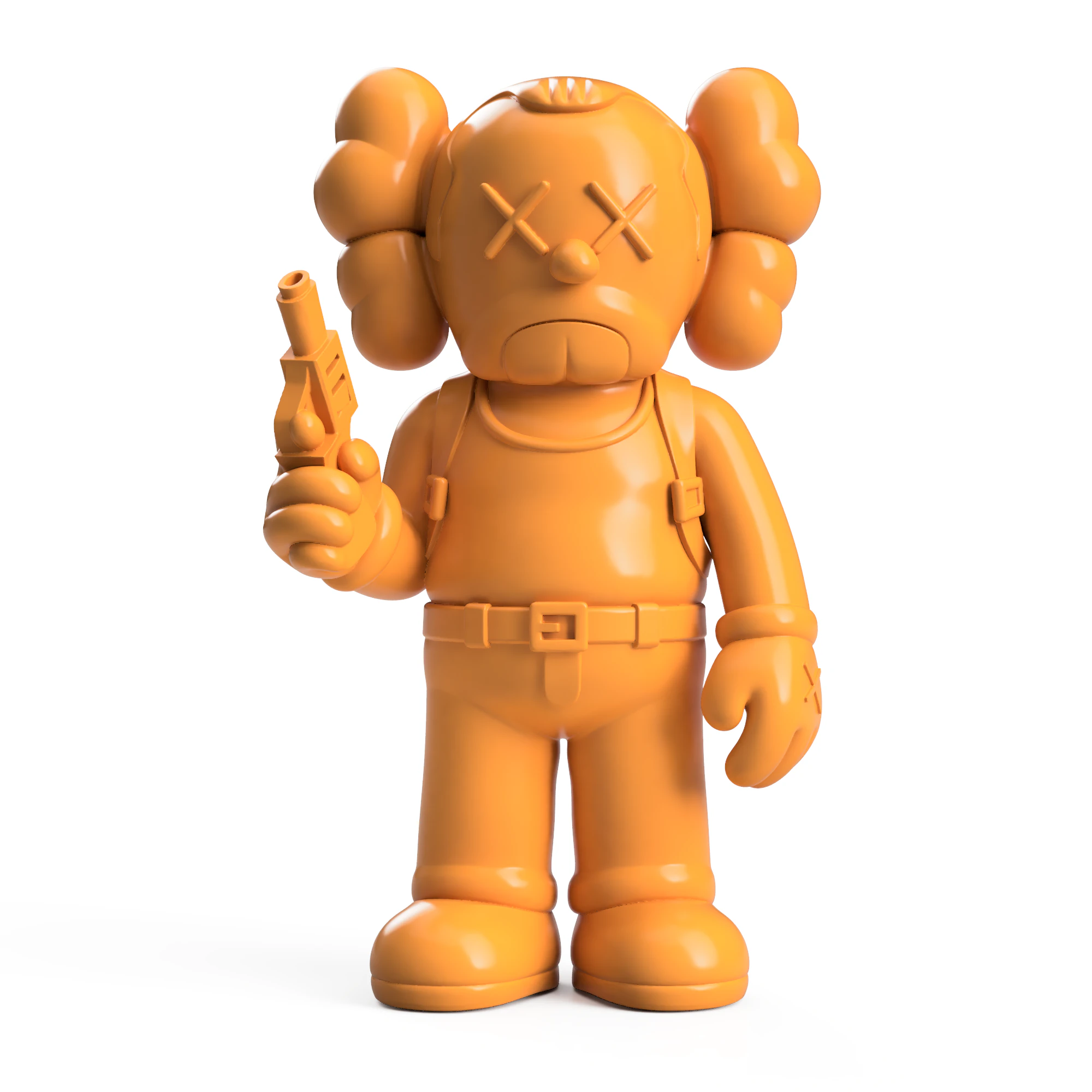 John McClane KAWS 3D Print Model .c4d .max .obj .3ds .fbx .stl .blend 