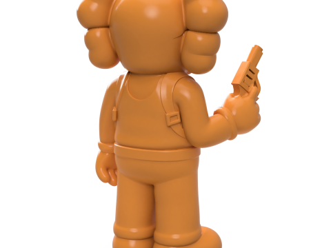 John McClane KAWS 3D-Druckmodell