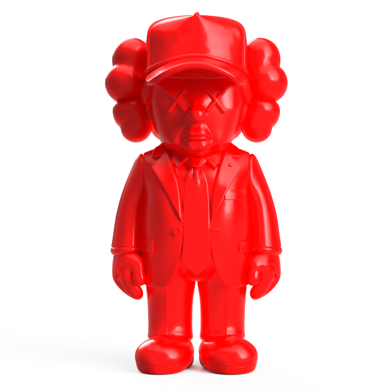 TRUMP KAWS Art Toy Model do druku 3D .c4d .max .obj .3ds .fbx .stl .blend