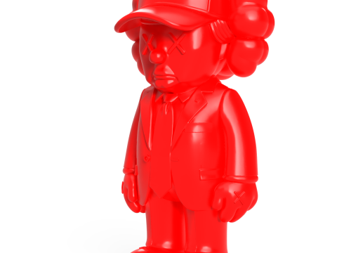 TRUMP KAWS Art Toy Model do druku 3D