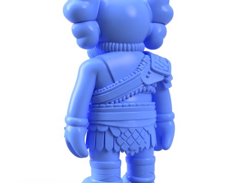 Kratos KAWS 3D Принт Модель