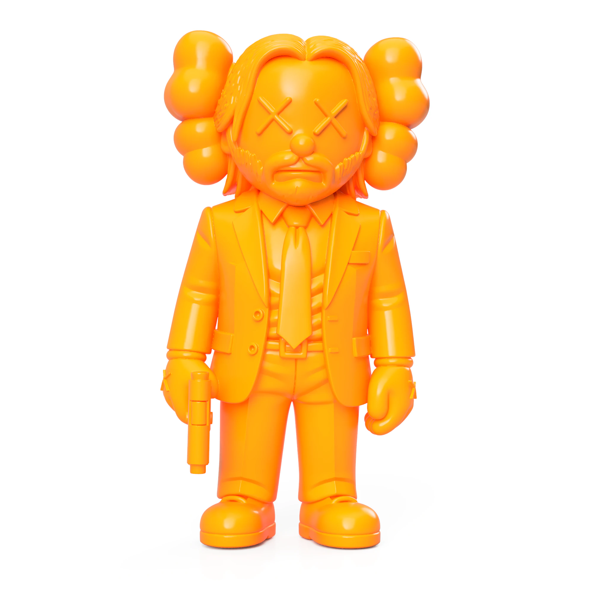 John Wick KAWS 3D Print Model .c4d .max .obj .3ds .fbx .stl .blend 