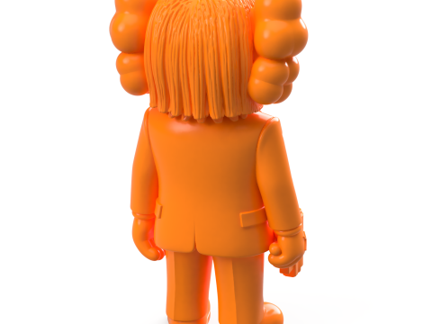 John Wick KAWS 3D Print Model