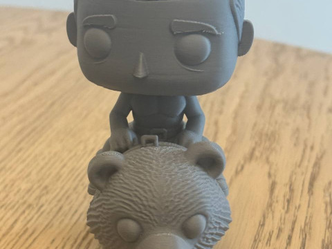 Vladimir Putin Riding Bear Funko Art Toy Model do druku 3D