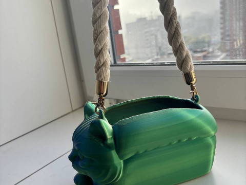 Cat Loaf Clutch 3Dプリントモデル