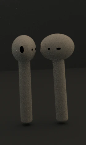 airpods 3D Model .c4d .max .obj .3ds .fbx .stl .blend 