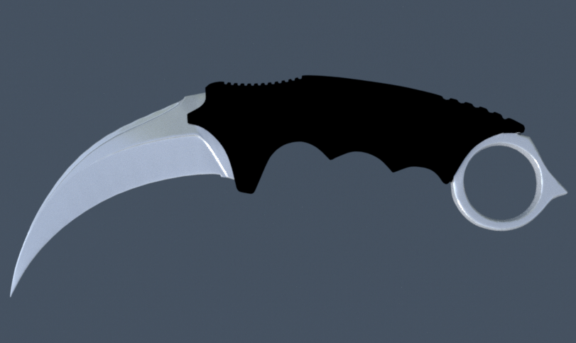 karambit-carambit knife 3D Model in Melee 3DExport