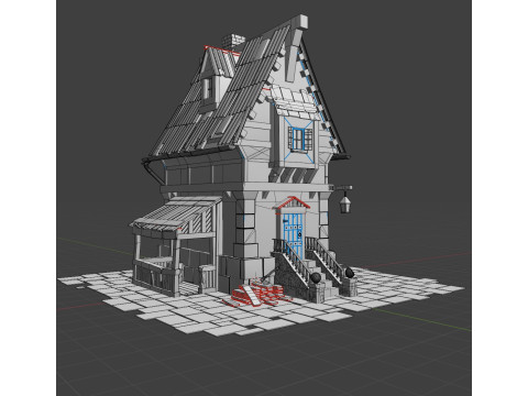 Foresters house 3D मॉडल