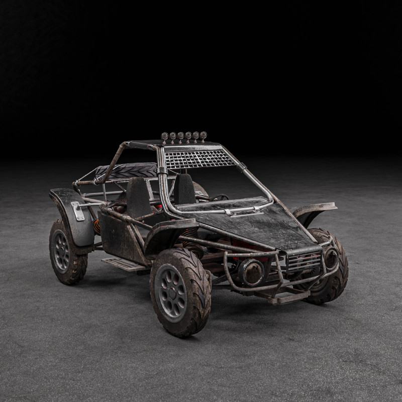 Dune buggy 3D 모델 .c4d .max .obj .3ds .fbx .stl .blend 