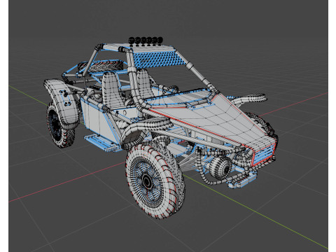 Dune buggy 3D 모델