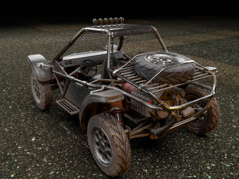 Dune buggy 3D 모델