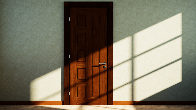 door Modelo 3D .c4d .max .obj .3ds .fbx .stl .blend 