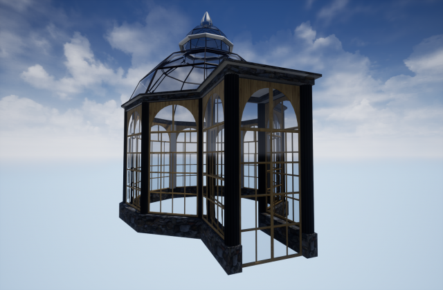 greenhouse 3D 模型 .c4d .max .obj .3ds .fbx .stl .blend