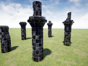 columns of ruins 3D Model